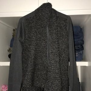 Charcoal gray knit Cardigan 🤍